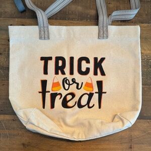 Halloween Trick or Treat Canvas Tote